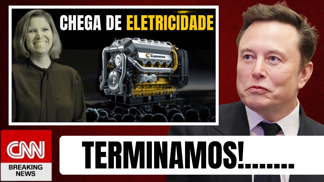 5 minutos atrás: O CEO da Cummins apresentou o novo motor limpo!
