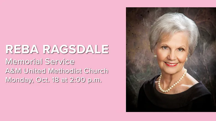 Reba Ragsdale Memorial Service