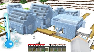 Я НАШЕЛ ЛЕДЯНУЮ ДЕРЕВНЮ ЖИТЕЛЕЙ В МАЙНКРАФТ 100% Троллинг Ловушка Minecraft Замороженная Лёд