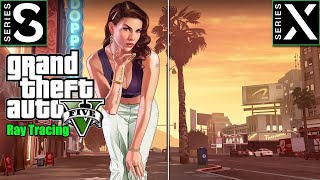 GTA V Remaster Ray Tracing 60 FPS Vs Original Xbox Series X Comparison 