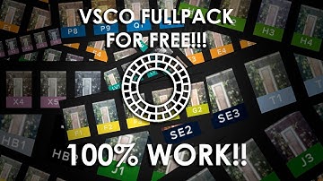 How to get VSCO X All free filters V99 [LATEST]