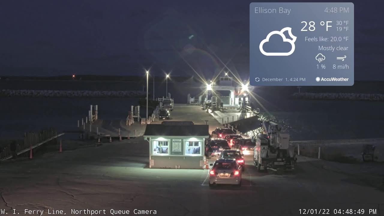NORTHPORT PIER FERRY DOCK CAMERA (#1)