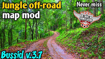 Map Mod Bussid 3.7- New Jungle off-road map mod for bus simulator Indonesia by AS gaming 295
