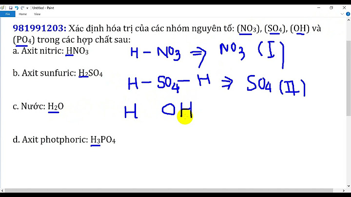 Cách xác định hóa trị photpho trong hợp chất h3po4