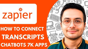 How To Connect Zapier Chatbots Transcripts With 7K Apps  - 2025 (NEW METHOD)
