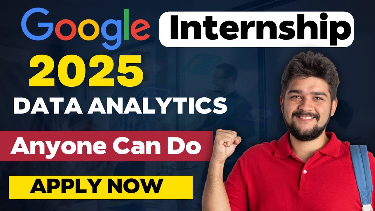 Google Internship 2026 | No Experience Needed | Become a Data Analyst at Google