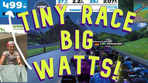 ZWIFT Tiny Races are No Joke!