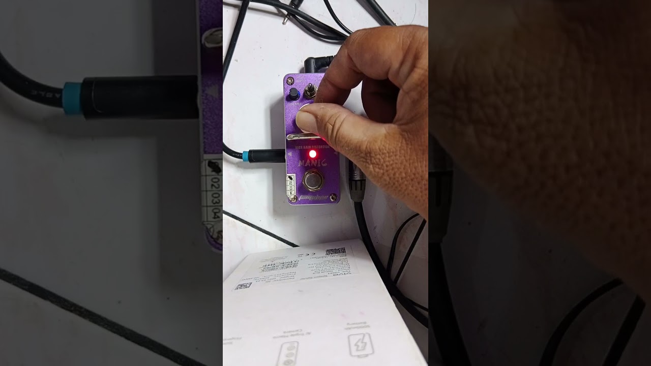 EFEK GITAR PEDAL AROMA  TOMSLINE AMC 3 AMC3 MANIC HIGH GAIN DISTORTION 