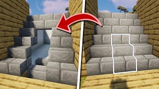 Tutorial Pintu Ruangan Rahasia Di Bawah Tangga Otomatis Keren - Tutorial Minecraft