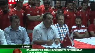 Balıkesirspor Teknik Kadrosu Ve Futbolcular Topluca İmza Attı...