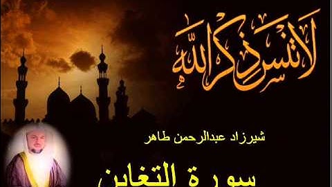 شيرزاد طاهر سورة التغابن