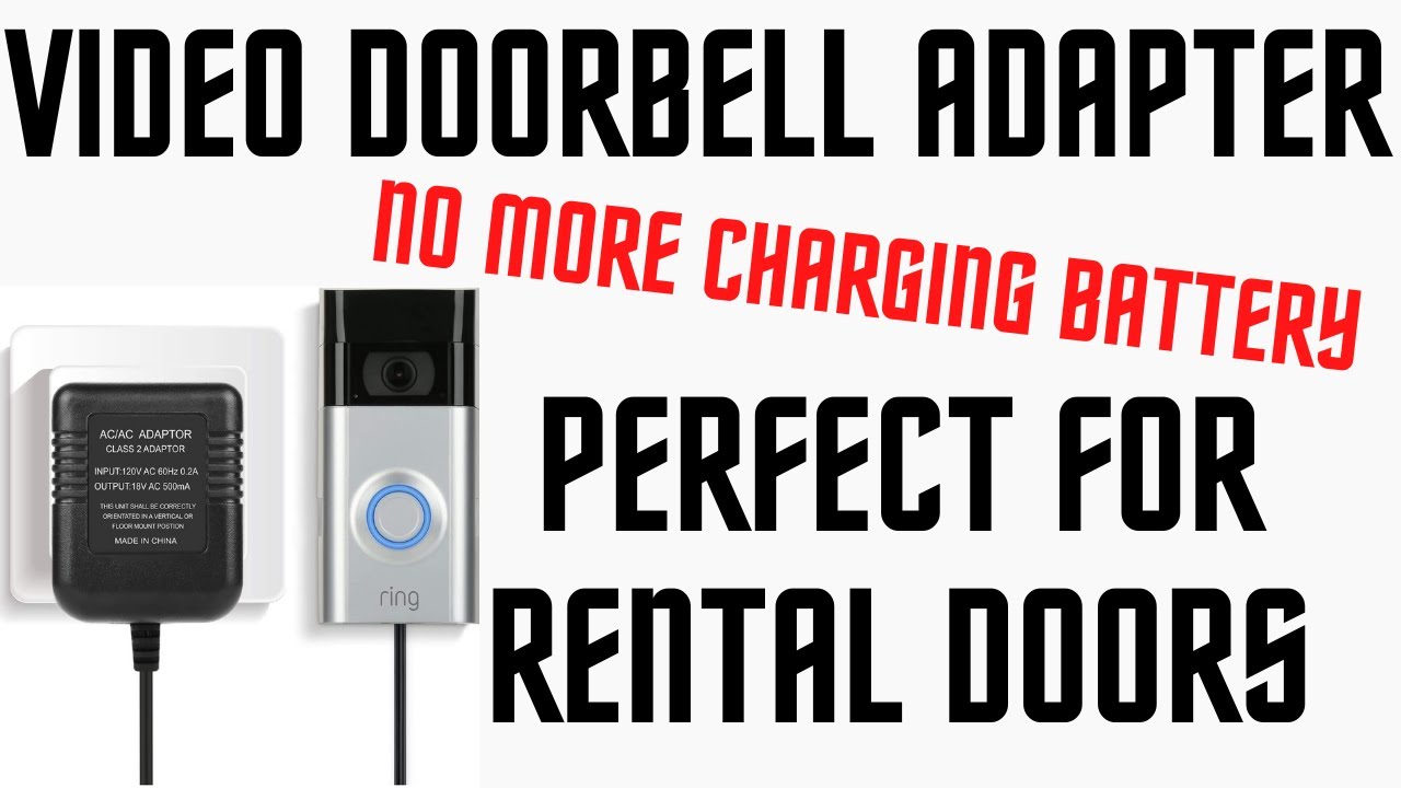 Video Doorbell Power Supply,LANMU Power Adapter for Ring Video Doorbell,Power 2 