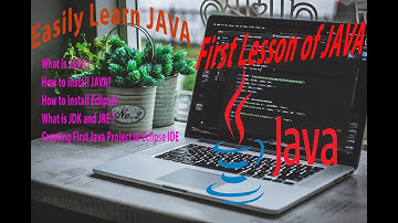 Easily learn JAVA 1 | how to install JAVA and eclipse | Creating First Java Project in Eclipse IDE