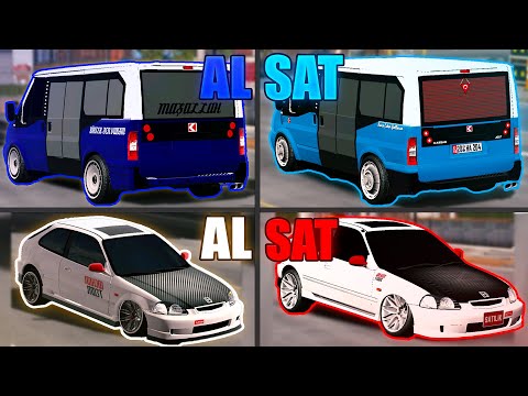 3 TANE FARKLI ARAÇ SATIN ALIP MODİFİYE ETTİM VE SATTIM !! | AL&SAT #3 | Car Parking Multiplayer