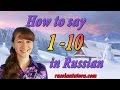 How to say 1 10 in Russian | Learn Russian Numbers 1-10 or How to count in Russian