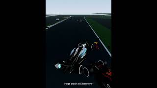 Huge crash at Silverstone #formula1 #f1 #crash