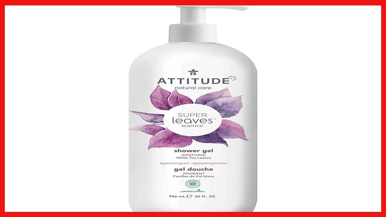 ATTITUDE Body Wash, EWG Verified, Plant  and Mineral based Ingredients, Vegan and Cruelty free