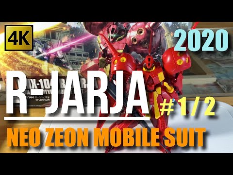 【2020】 4K  AMX-104 R-JARJA    NEO ZEON PROTOTYPE MOBILE SUIT