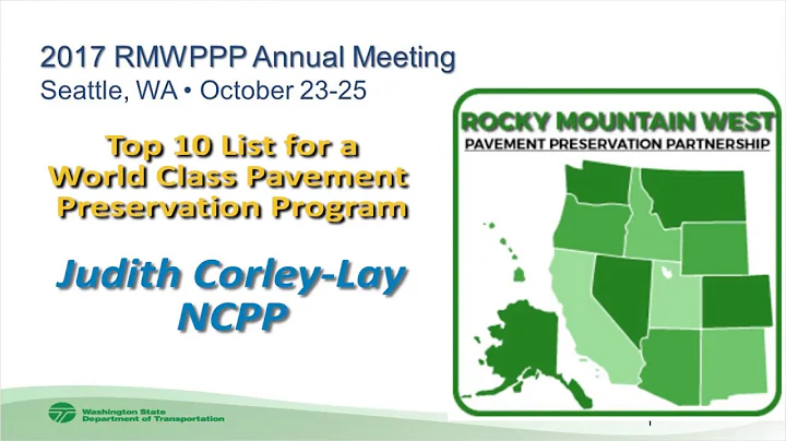 Top-10 List World Class Pavement Preservation Prog...