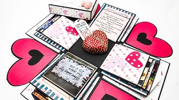 how to make explosion box part 2 | valentines day explosion box | explosion box tutorial