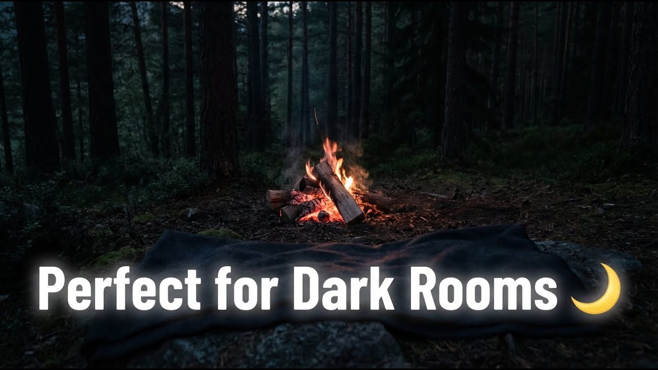 4K Brain Massage: Watch This Fire to Instantly Remove Negative Energy, Stress & Anxiety Now