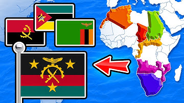 African Neighbors join Unions: Flags and Countries are One!