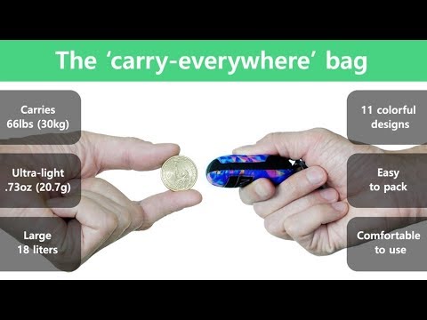 Nanobag 3.0 - The ultimate reusable shopping bag - YouTube