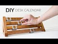 DIY Wood Desk Calendar | EASY How-to Woodworking Project