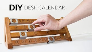 DIY Wood Desk Calendar | EASY How-to Woodworking Project