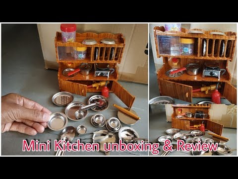 steel kitchen set for girl