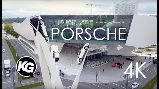 Porsche Stuttgart 4K fly aerial video / vfb stuttgart