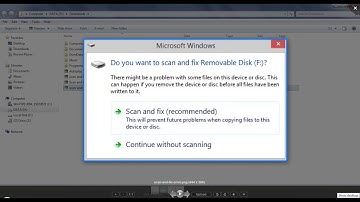 Disable SCAN & FIX REMOVABLE DISK/LOCAL DISK secara permanen Windows 7,8.