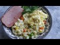 Hong Kong-Style Macaroni Soup (with Spam and Scrambled Eggs)