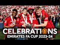 🏆 FULL CELEBRATIONS! | Trophy Lift &amp; Full-Time Scenes | Manchester United | Emirates FA Cup 2023-24