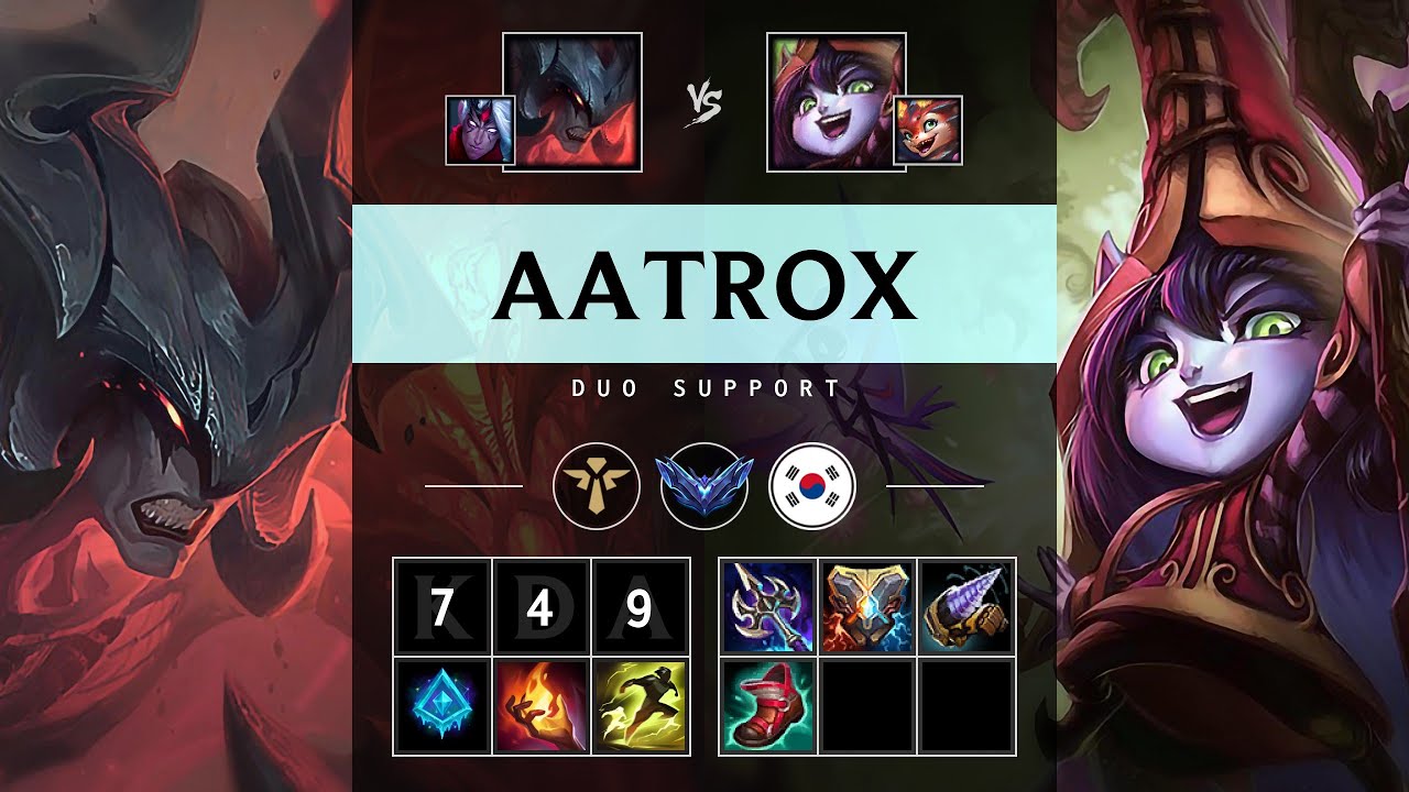 Aatrox Support vs Lulu - KR Diamond Patch 25.12