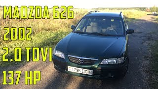 Mazda 626 MT 2 0 TDVI 137hp 2002 Start Up, Interior, Exterior