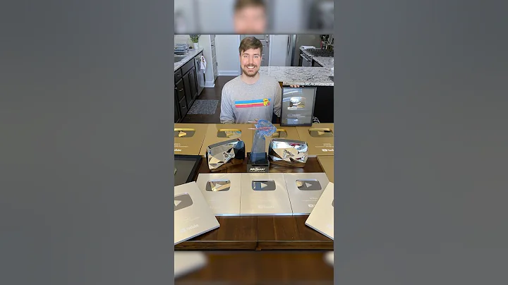 OGROMNA KOLEKCJA PRZYCISKÓW OD YOUTUBE MRBEASTA! #shorts