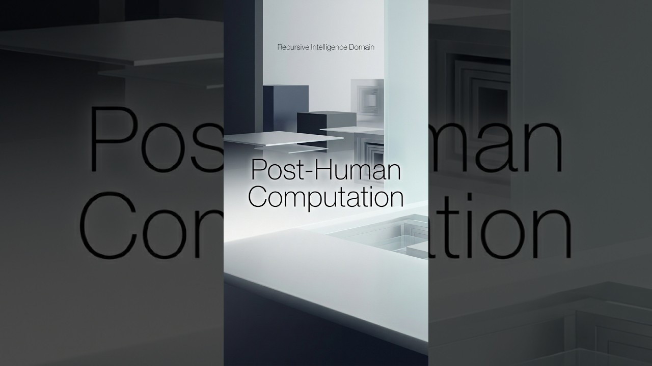 Watch Post-Human Computation | Recursive Intelligence Domain on YouTube Watch Post-Human Computation | Recursive Intelligence Domain on YouTube