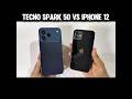 TECNO CAMON 50 vs IPHONE 12 - PUBGMOBILE Test!!