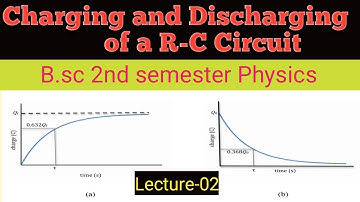 Charging and discharging Through a RC Circuit # ElectromagneticInduction #RCCircuit #SBA
