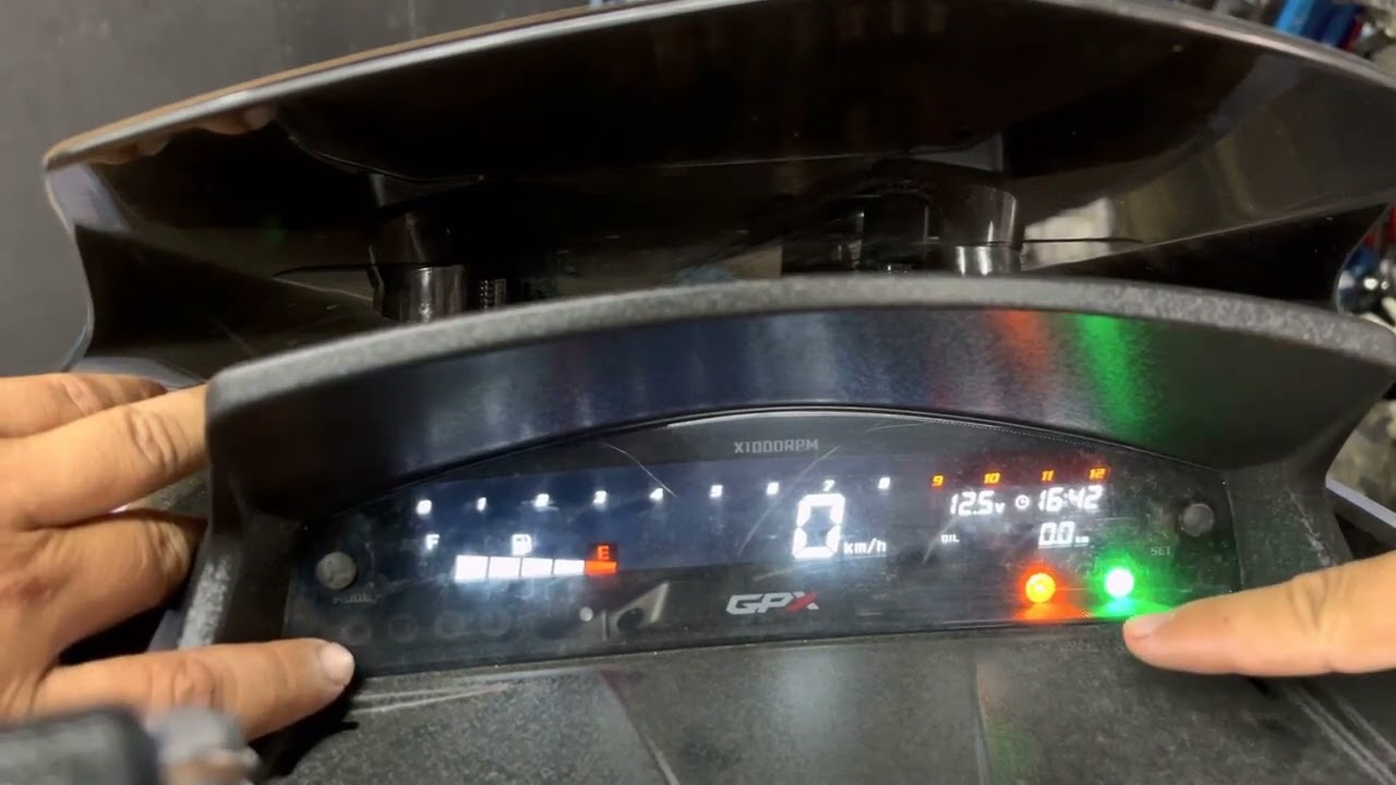 после замены масла как сбросить чек GPX DRONE 150