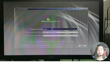 Installing Windows Server 2008 R2