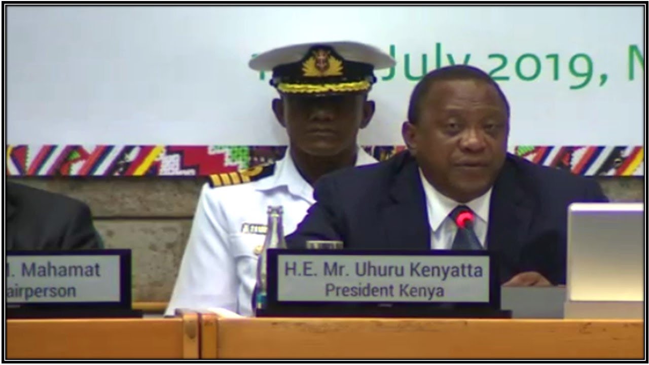 Uhuru Kenyatta speech at UN on Counter-Terrorism and Violent Extremism newspaper mockup