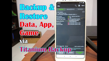 Cara Backup & Restore Data, Game, Aplikasi Lewat Titanium Backup All Android