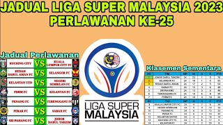 Jadual Perlawanan Ke-25 Liga Super Malaysia 2023 | Sri Pahang FC VS JDT |  Kedudukan Carta Liga LS24