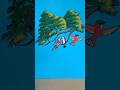 easy tree branch drawing #branch #shorts #birds #ytshorts #leaves #shortsfeed