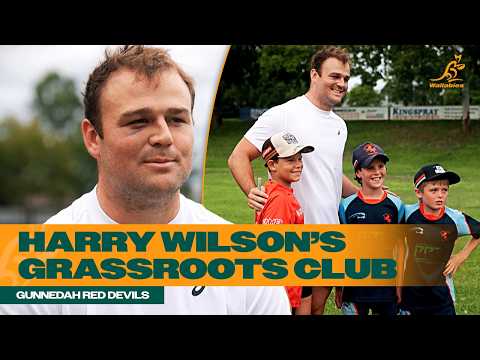 Harry Wilson visits his boyhood rugby club | Wallabies