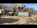 House Demolition / Bon Fire Kobelco 120 #demolition #excavator #kobelco #cat #caterpillar #demo