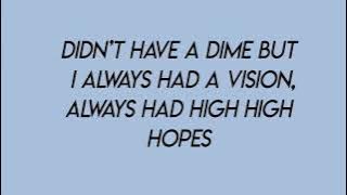 high hopes - panic! at the disco (lyrics)