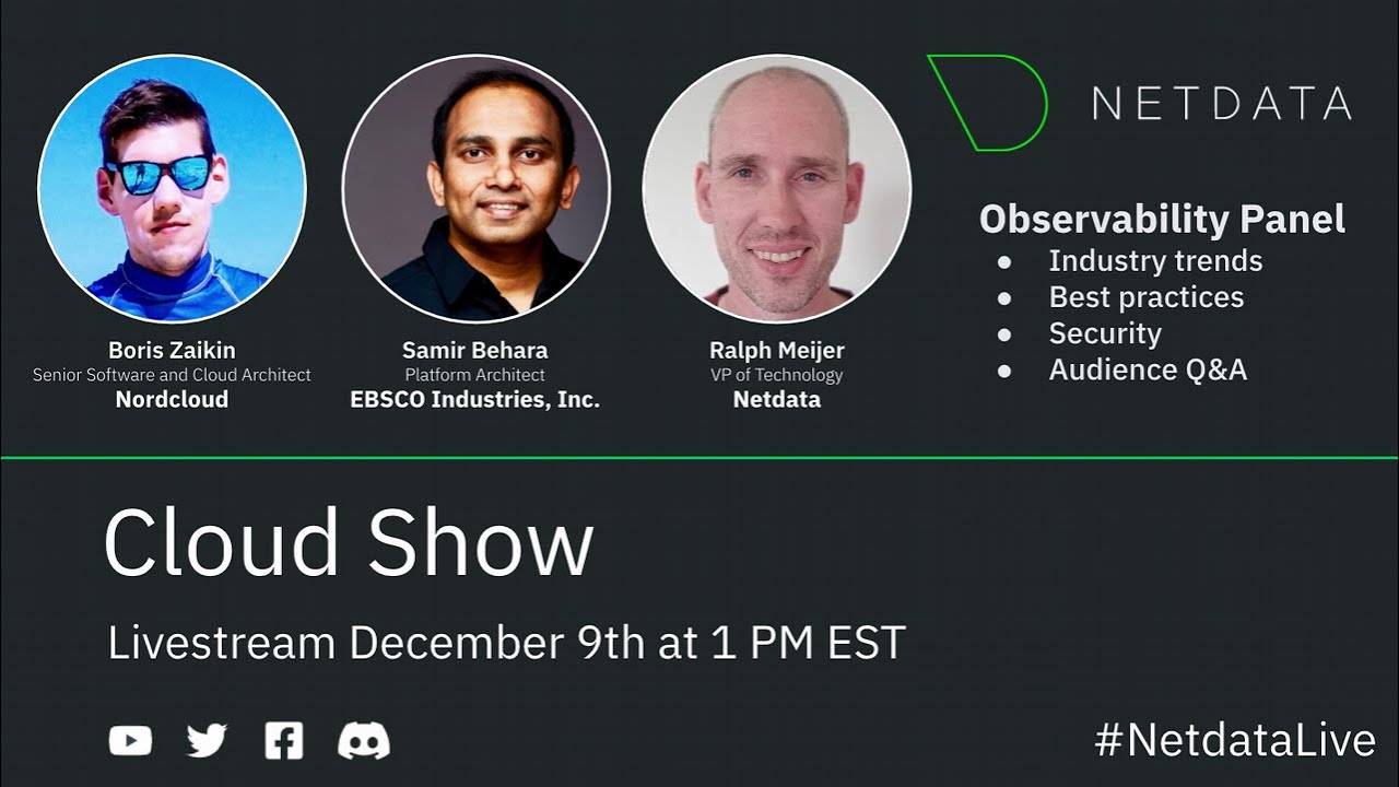 Netdata Cloud Show: Observability Panel - YouTube